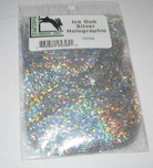 Ice dub Hareline silver holographic
